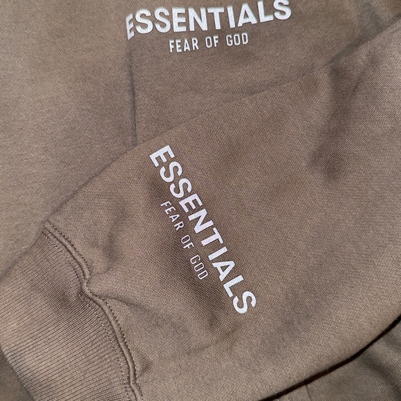 Essentials Brown XL FOG hoodie - Picture 2 of 2